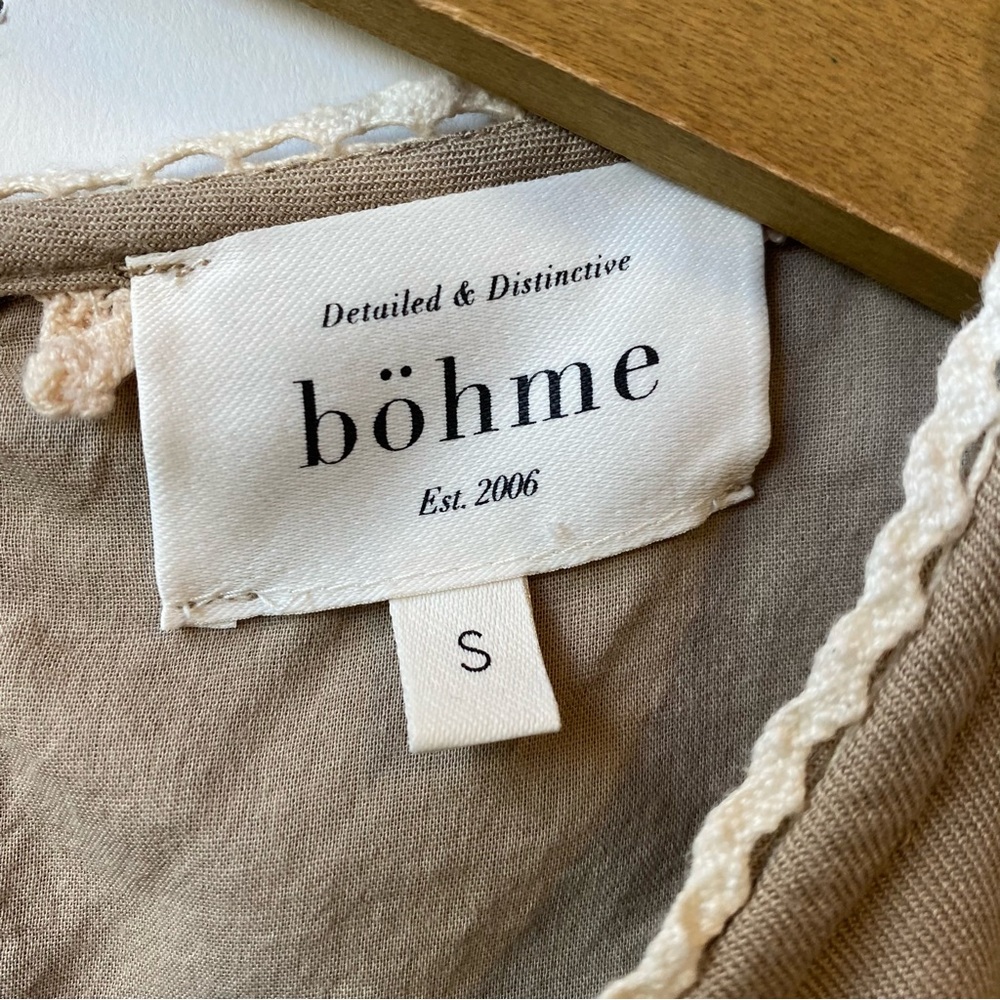 Bohme Beige Ruffled Blouse - Picture 7 of 9